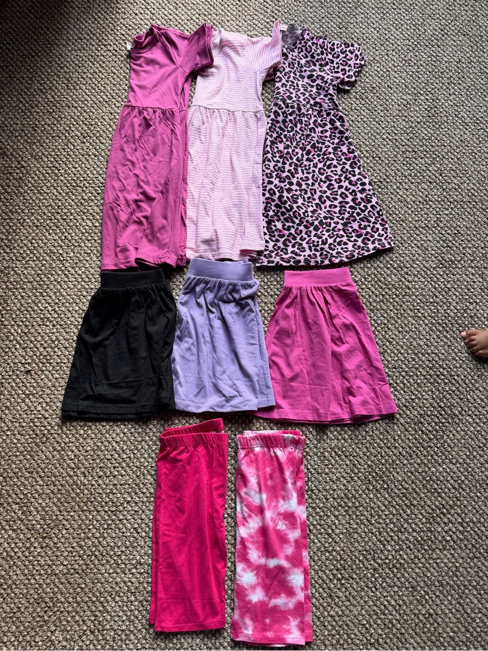 Youth Girls bundle size 10/12 straight dress Skirt and Bottoms Set